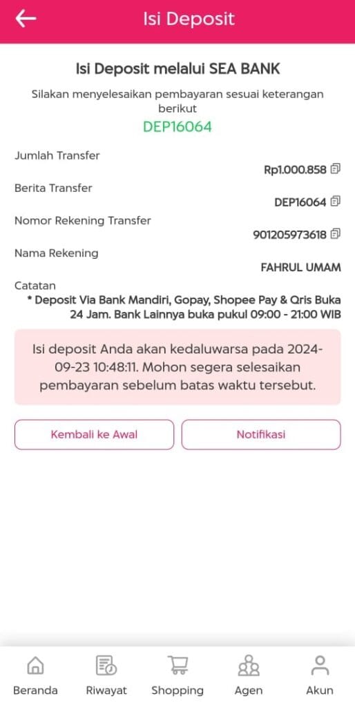Cara Top Up Saldo Deposit Erfapulsa