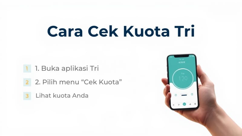 Cara Cek Kuota Tri